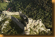 Vue aérienne du château de Puilaurens